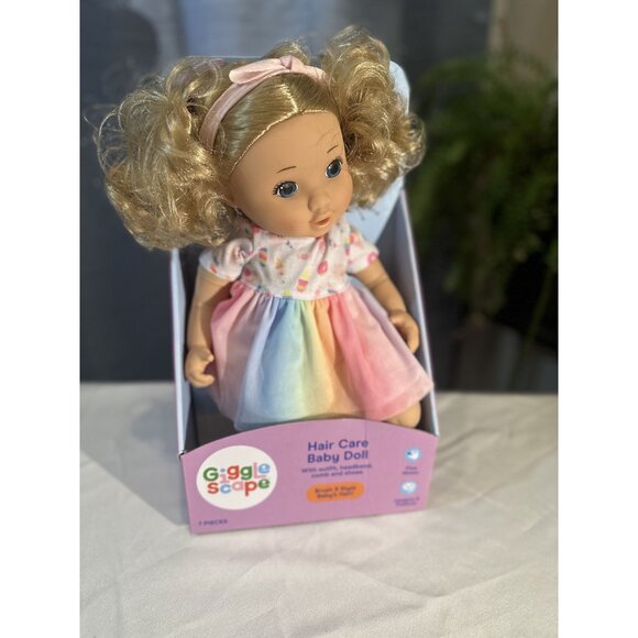GiggleScape Hair Care Baby Doll Ages 2+ - Picture 1 of 4